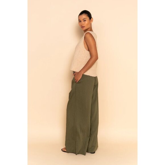 ELCE Swim Drew Boucle Vest in Oat Marle - Picture 3 of 5